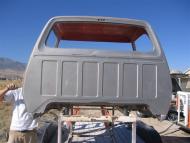 Truck cab after